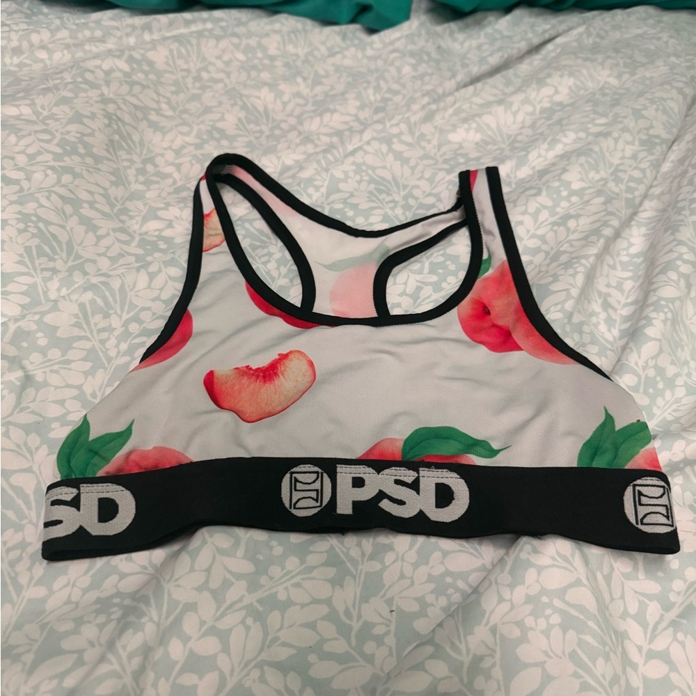 PSD Peach Print Sports Bra